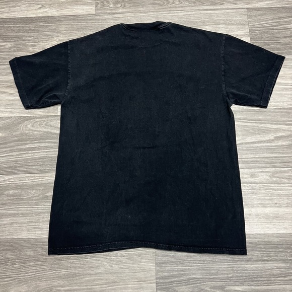 Vintage 90s In Line Skating Hockey Shirt Mens Large Black Single‎ Stitch Neon - Picture 7 of 9